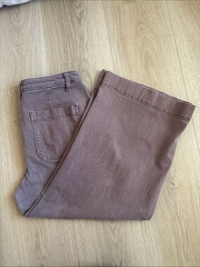 Sonoma Wide-Leg Pants in Washed Brown